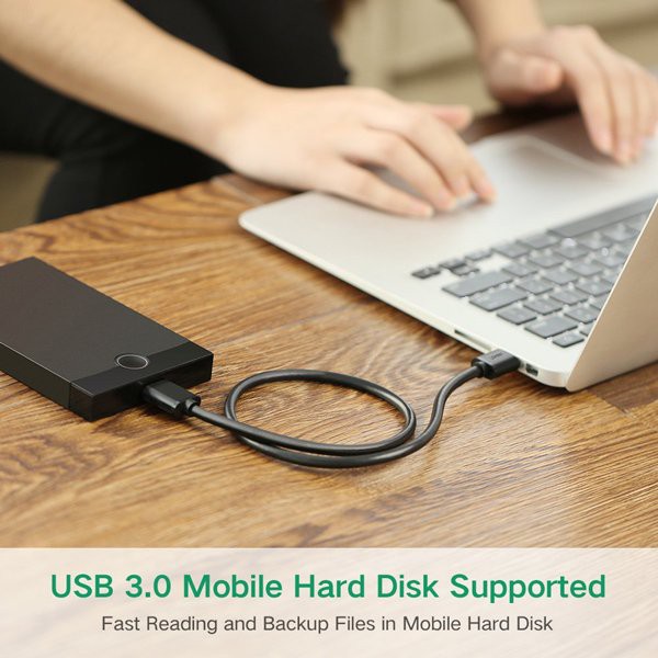 Cáp USB 3.0 Dùng cho ổ cứng Unitek YC 461 GBK dài 1m - HÀNG CHÍNH HÃNG