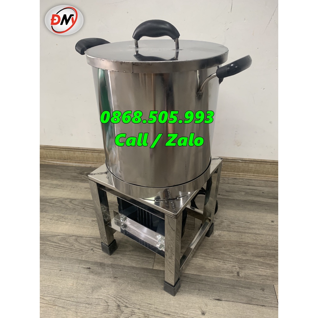 Máy xay rau má nồi và chân máy inox, xay lá dứa, lá nếp, lá thơm...Mô tơ 1100W - bảo hành 12 tháng