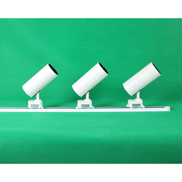 Bộ 3 đèn Led rọi ray ông bơ 30W trang trí shop Tặng kèm thanh ray 1m HL Lighting