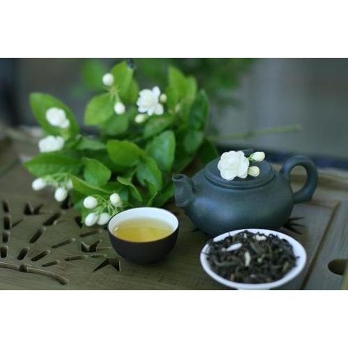 Trà lài ướp hoa lài và hương lài (Lốc 6 gói 68g) HẬU HƯƠNG