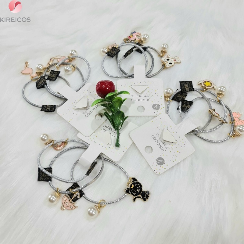 Set 3 Dây Cột Tóc Vòng Đeo Tay Đủ Hình Siêu Kute