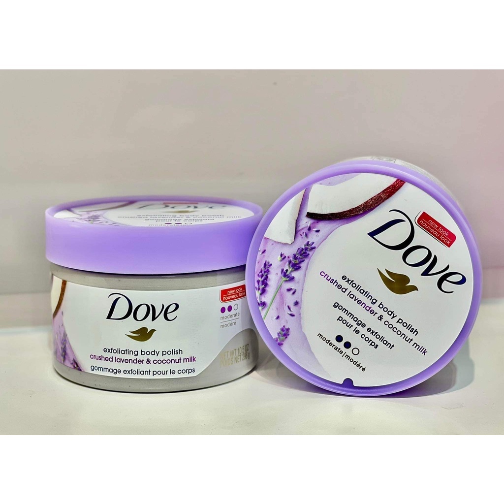 Kem tẩy tế bào chết Dove hàng chuẩn Mỹ giúp làn da mịn mượt tươi tắn trắng sáng lên mỗi ngày - EDS Hàng Mỹ
