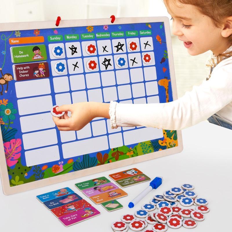 Đồ Chơi Gỗ Bảng Khen Thưởng Thành Tích Bằng Gỗ Có Nam Châm Giúp Bé Rèn Luyện Thói Quen Tốt Và Tính Kỷ Luật
