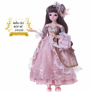 Bộ Trang Phục Đầm Công Chúa Cho Búp Bê BJD 60CM