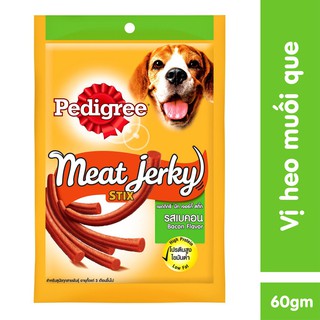 Pedigree - Thức ăn vặt cho chó Pedigree Meat Jerky vị heo xông khói dạng que - 60g