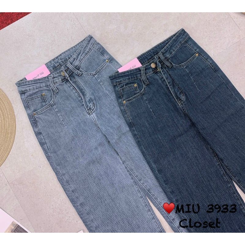Quần jean xẻ gấu hàng QCL1