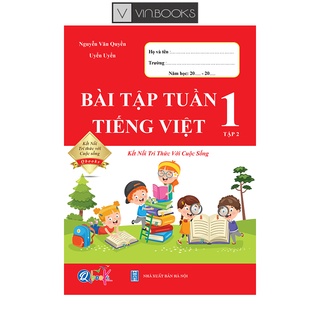 Sách - Bài Tập Tuần Tiếng Việt Lớp 1 - Kết Nối Tri Thức Với Cuộc Sống - Tập 2