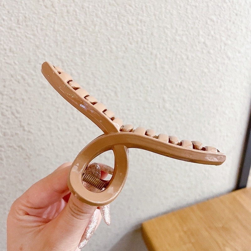 Kẹp Tóc Hình Vuông Kích Thước Lớn Đơn Giản Phong Cách Hàn Quốc