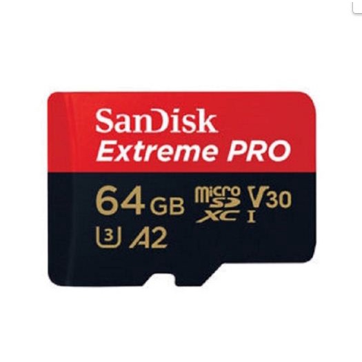 Thẻ nhớ MicroSDXC 64GB SANDISK Extreme Pro V30 SDSQXCY-064G-GN6MA (Chính hãng)