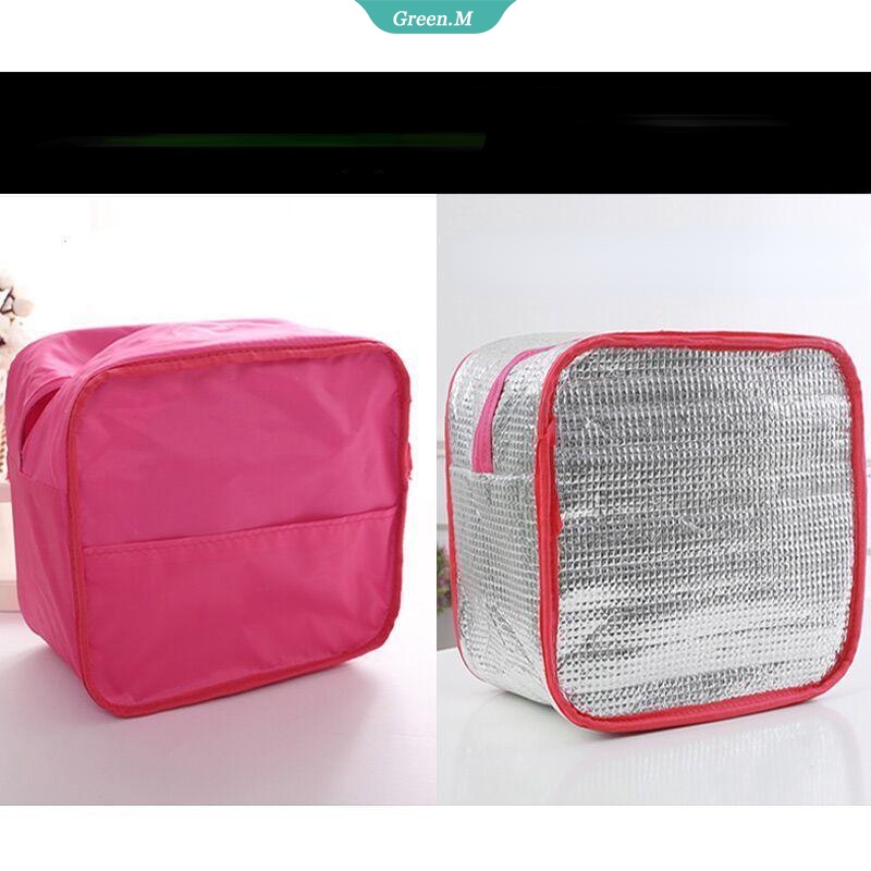 SANRIO Túi Đựng Hộp Cơm Trưa Xách Tay Bằng Vải Bạt Họa Tiết Hoạt Hình Hello Kitty Dễ Thương Chống Thấm Nước Cho Bé