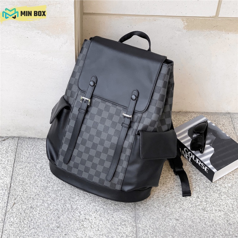 Balo nam nữ thời trang da PU cao cấp, Balo Đựng Laptop Phong Cách Unisex Hàn Quốc