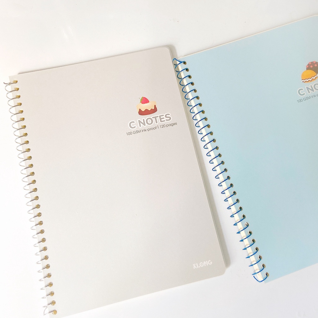 Sổ Cornell C-Notes Ghi bài Klong 120 / 200 trang Có Layout sẵn| Samy Study Stationery