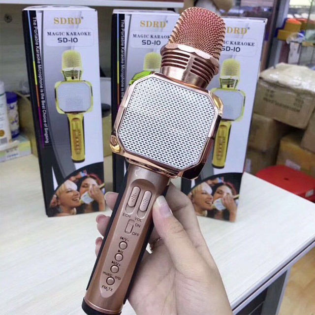Micro karaoke  SD 10 ( hàng chính hãng SDRD ) shopee. vn|mochi04