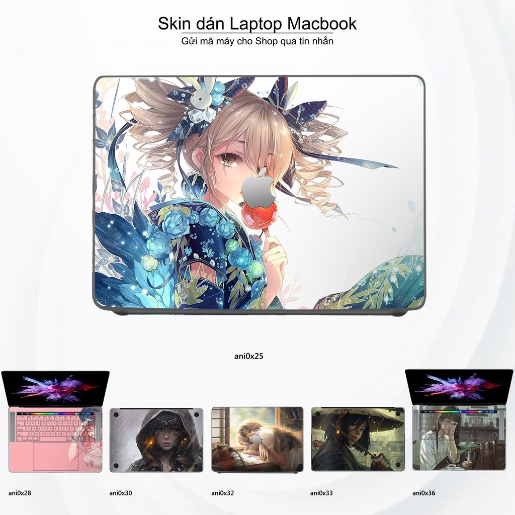 Skin dán Macbook mẫu Anime image (đã cắt sẵn, inbox mã máy cho shop)