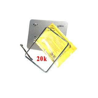 Bộ ốp biển số 7 màu / Vàng / Inox (khung biển / bảng số 7 màu)