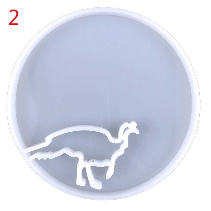 Khuôn Silicone Tạo Hình Làm Đế Lót Ly Hình Động Vật DIY