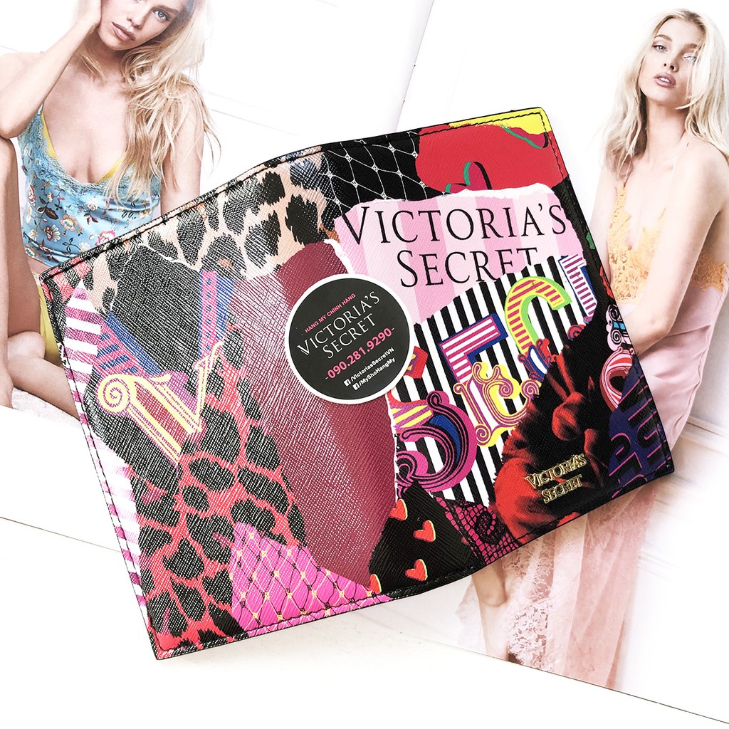 [143] Cover Passport với hoạ tiết nhãn hiệu nước hoa nỗi tiếng của Victorias Secret USA