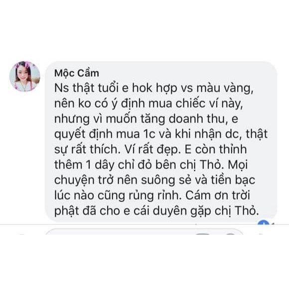 Ví Tài Lộc Nhung Thỏ