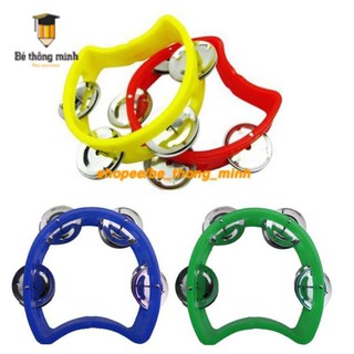 XẮC XÔ BÁN NGUYỆT CHO BÉ Kids Tambourine - học cụ cảm thụ âm nhạc