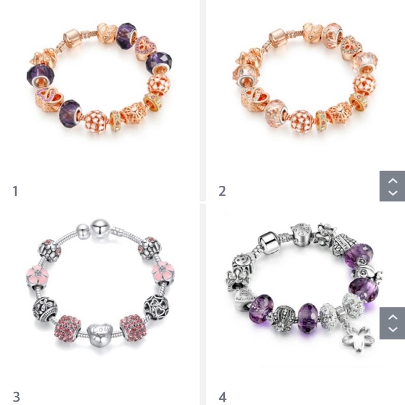 Vòng tay full charm HESTIA KOREA