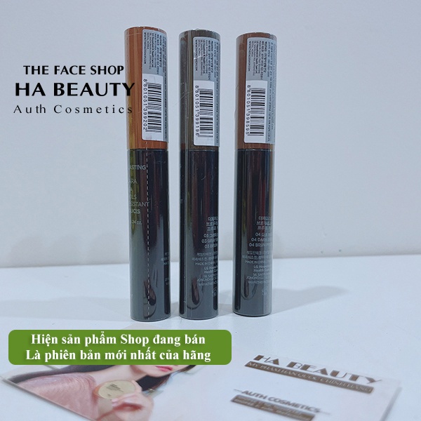 Mascara lông mày chống lem chống nước lâu trôi tông nâu trẻ trung The Face Shop Brow Lasting Proof Browcara Mascara 6.5g