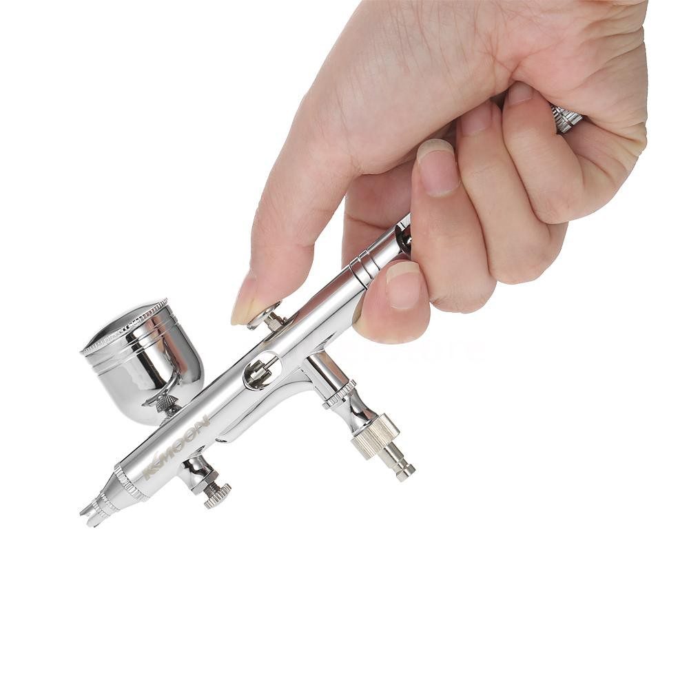 KKmoon Professional Multi-Purpose Side Feed Dual-Action Airbrush Kit Set Adjustable Air Control 0.25 | BigBuy360 - bigbuy360.vn