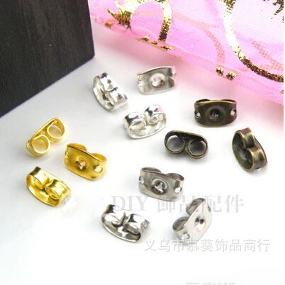 10 đuôi khuyên tai tai 4.3*6m nguyên liệu làm trâm làm trang sức cổ trang