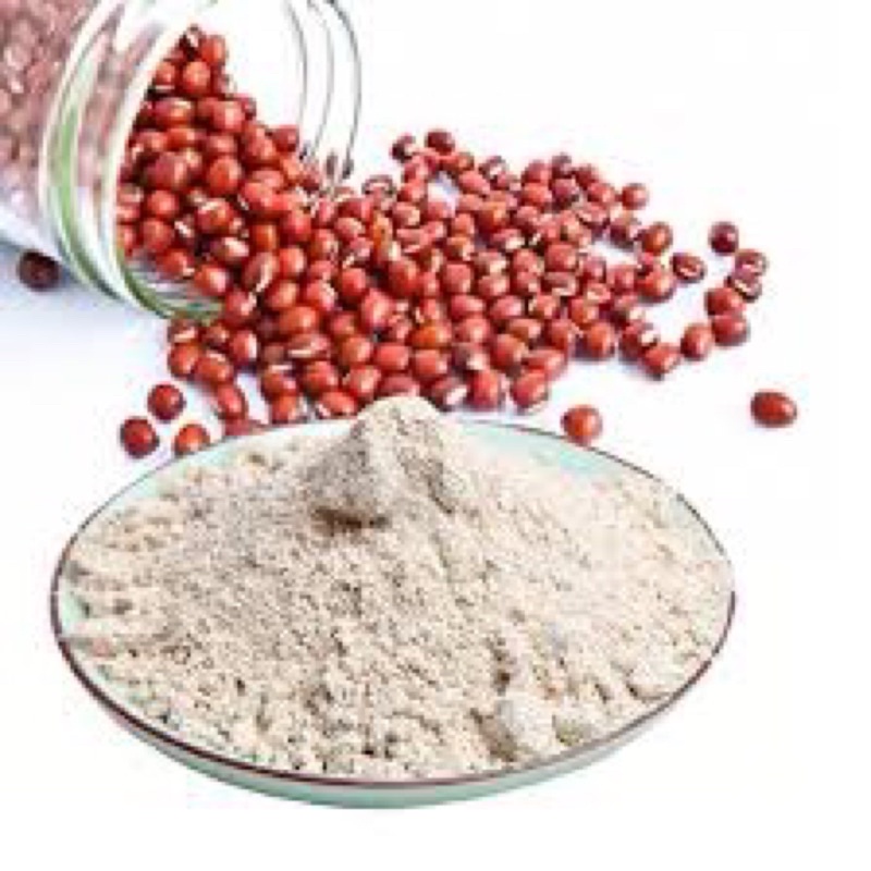 Bột đậu đỏ nguyên chất sạch mịn 100% Organic 100gr - Trắng da, dưỡng ẩm, mờ thâm sạm, tẩy tế bào chết