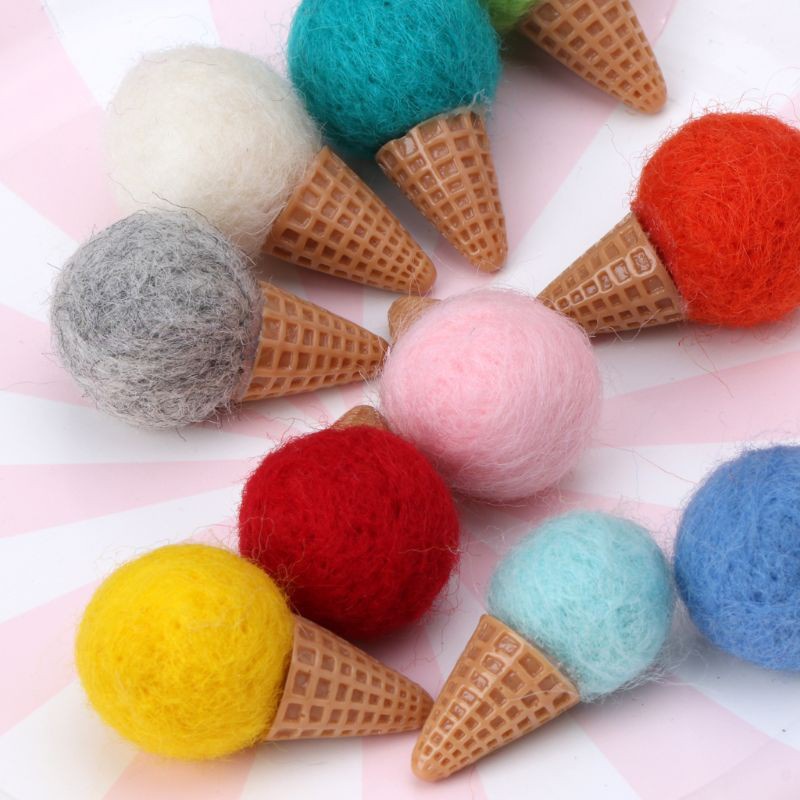 Phụ Kiện Chụp Ảnh Hình Cây Kem Mini Cho Bé Sơ Sinh