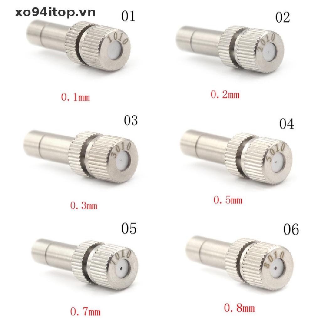Xoitop Đầu Phun Sương Áp Suất Thấp Bằng Kim Loại