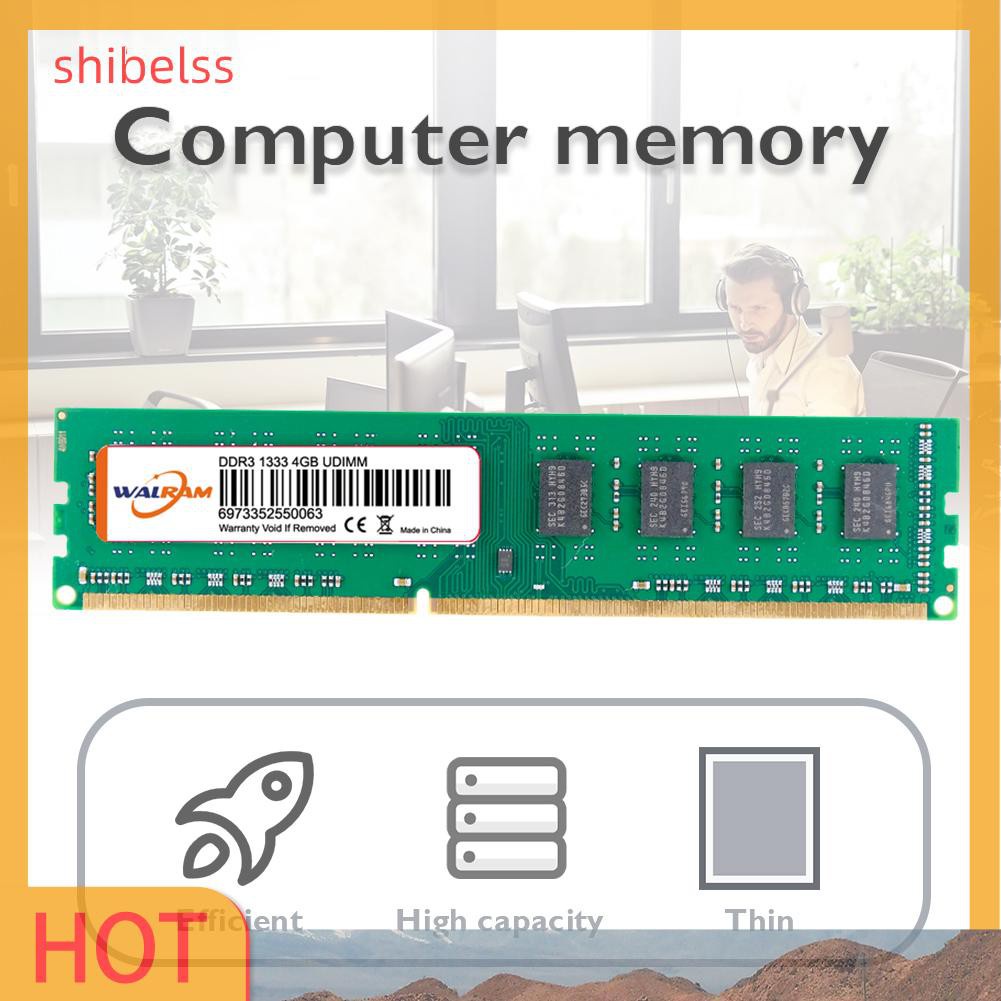 Mô Đun Lưu Trữ Ram Shibelss 240 Pin 4gb 1333mhz Ddr3 Cho Máy Tính | BigBuy360 - bigbuy360.vn