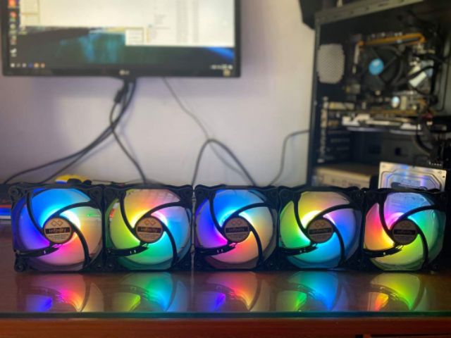 Fan Case Máy Tính Led RGB Infinity Auto Đơn