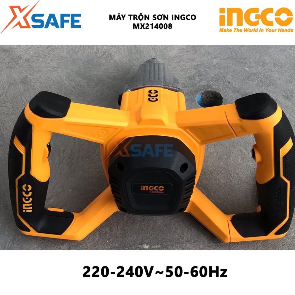 Máy trộn sơn INGCO MX214008 - Máy khuấy sơn 220V-400W vật liệu cao cấp, rắn chắc, độ bền cao, chịu lực, chịu nhiệt tốt