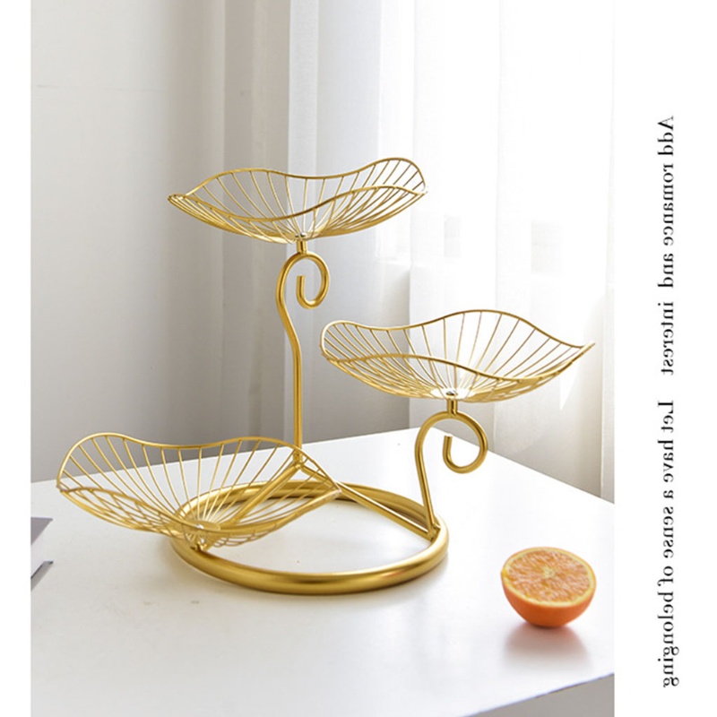 Khay Đựng Trái Cây Ba Tầng Tiện Lợi