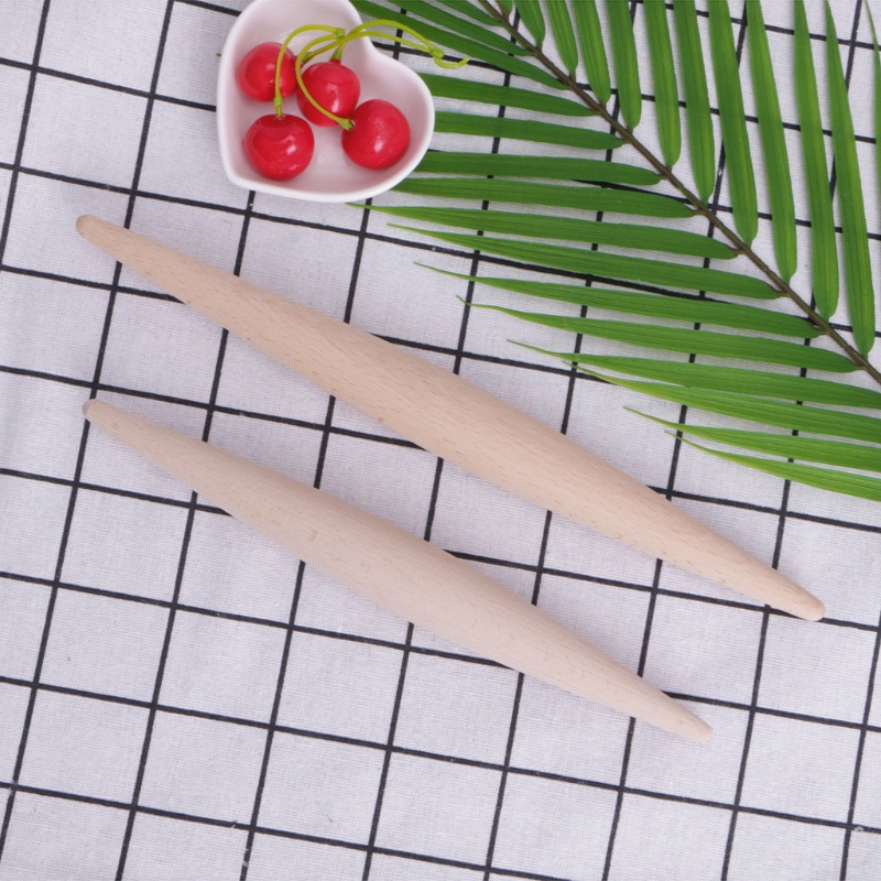 Cây Lăn Bột Làm Bánh Bằng Gỗ 28 / 23cm