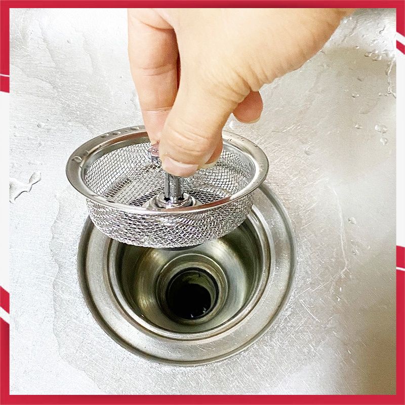 Nắp lọc rác bồn rửa chén bằng thép không gỉ tiện dụng cho nhà bếp