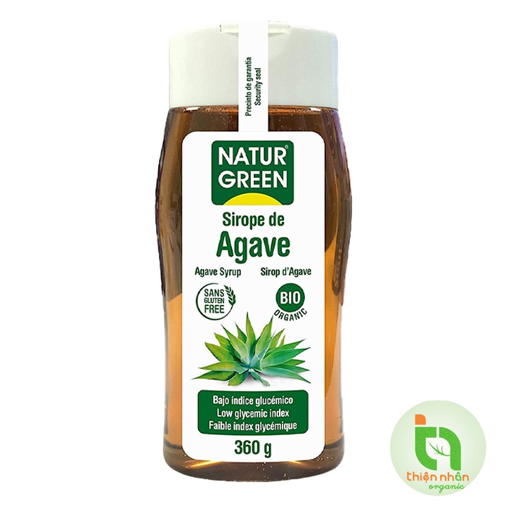 Siro mật cây thùa hữu cơ NaturGreen 250ml/ 360g - Organic Agave Syrup