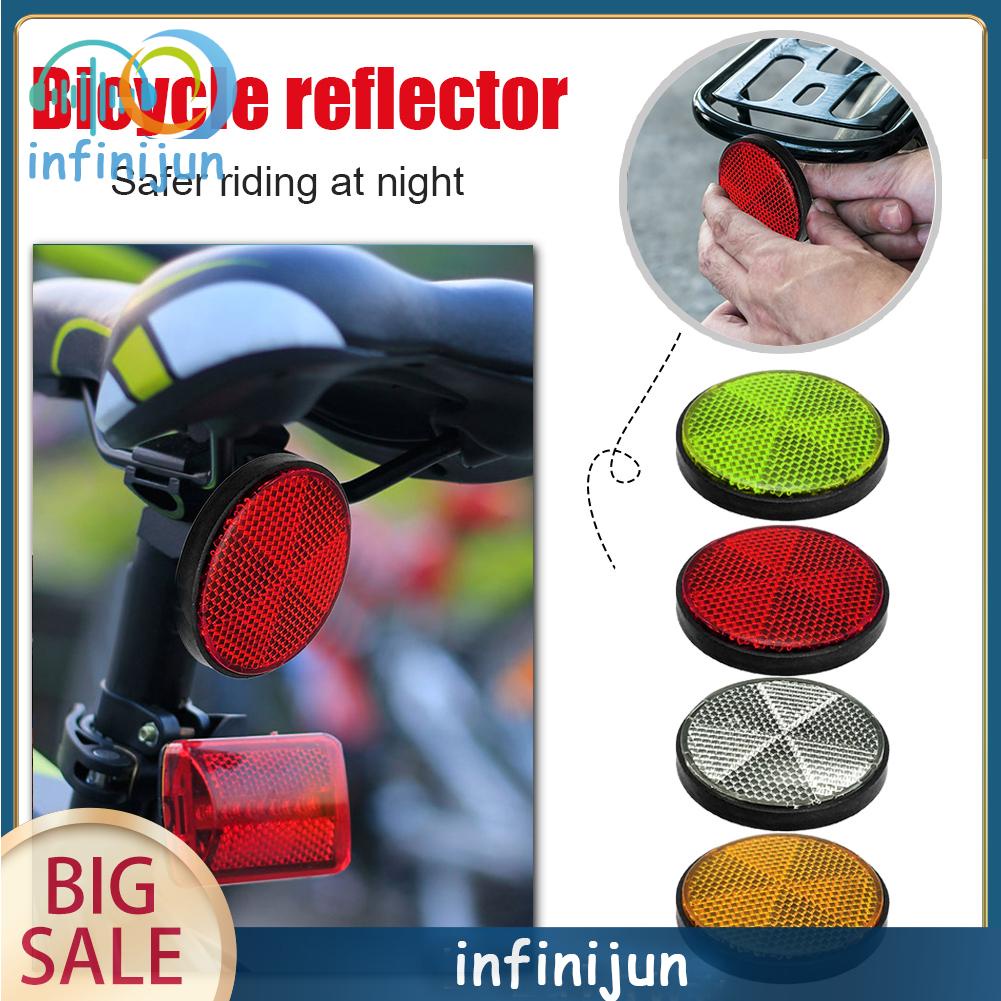 Miếng Dán Phản Quang Cảnh Báo An Toàn Bằng Nhựa Cho Xe Đạp / Xe Máy