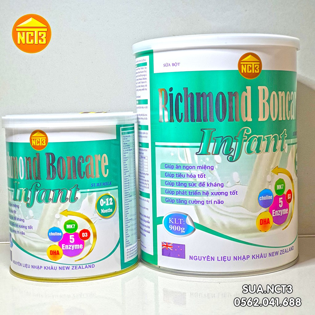 Sữa Richmond Infant 400g  {Sản Phẩm Chính Hãng NCT3}