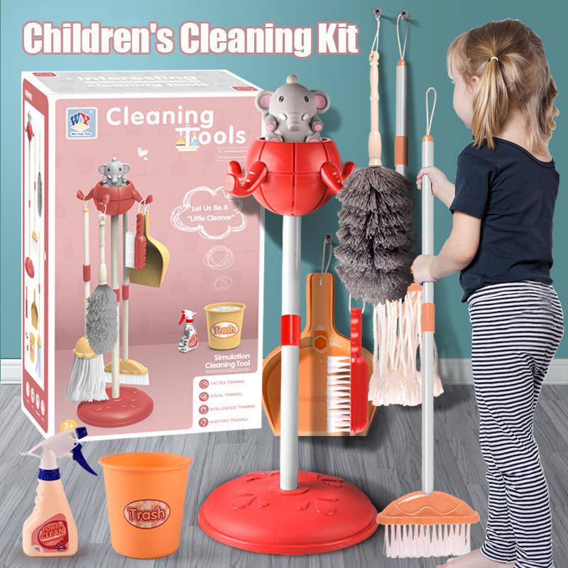 Bộ Đồ Chơi Giả Vờ Dọn Dẹp Vệ Sinh Nhà Cửa Cho Bé