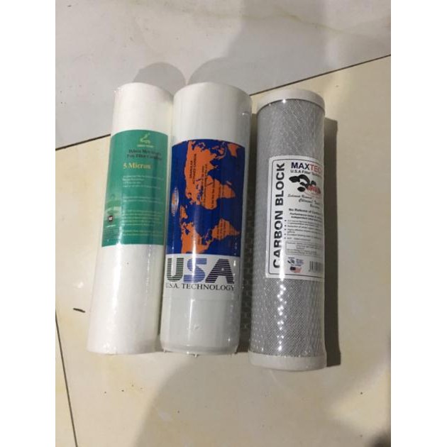 Combo 10 lõi lọc nước số 123 dùng cho máy lọc nước Kangaroo, Kaorfi, Aqua, Sơn Ha, Sunhouse
