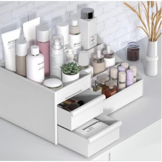 Kệ mỹ phẩm ngăn kéo 3 tầng nhựa dẻo siêu bền