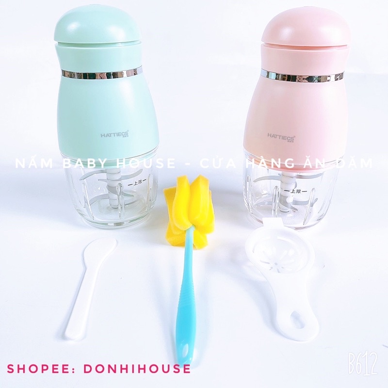 Máy xay đa năng Hattiecs 6 lưỡi , 8 lưỡi xay dùng cho bé ăn dặm và nhà bếp