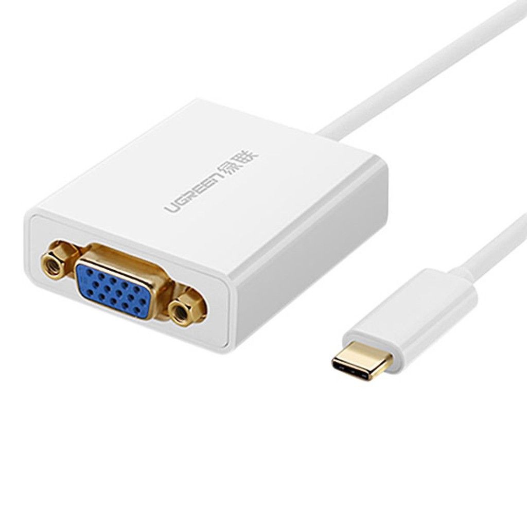 Cáp Chuyển Đổi Ugreen USB Type-C Sang VGA 40274 (20cm) cao cấp - Hàng Chính Hãng bảo hành 18 tháng