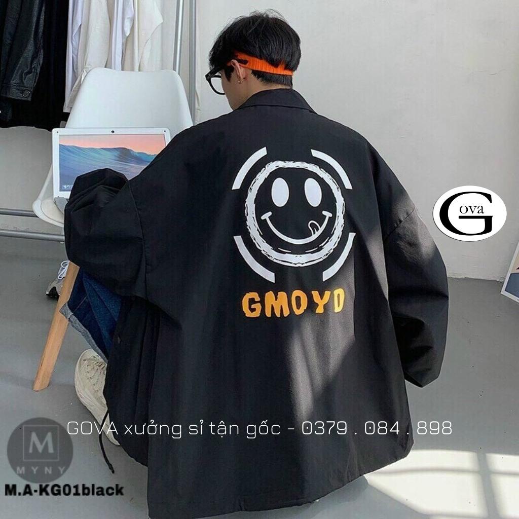 Áo khoác dù GMOYD Unisex ulzzang nam nữ form rộng 2 lớp Siêu Hot Jacket Bomber GOVA