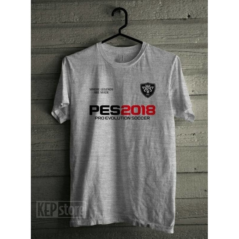 Áo Thun Họa Tiết Distro Pes Thời Trang 2018