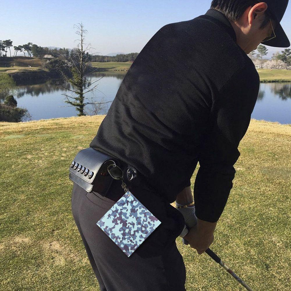 Khăn Lau Bề Mặt Bóng Golf Bằng Da PU Chống Nước Thấm Mồ Hôi