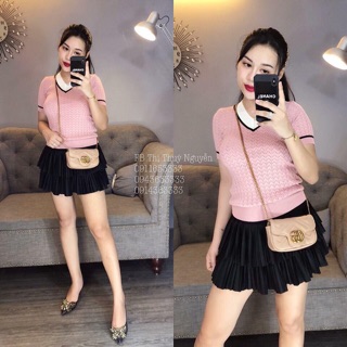 Áo len montoghi xương cá