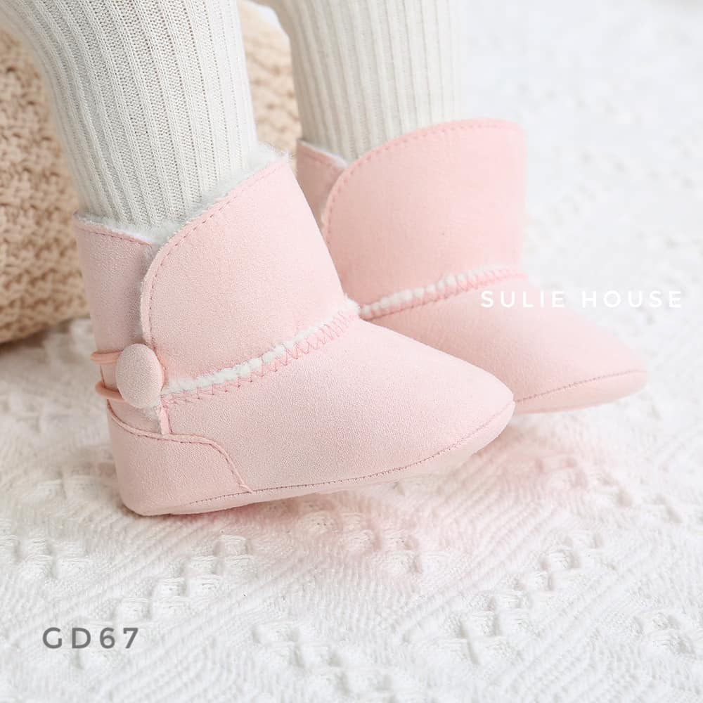 Bốt (boot) da lộn lót lông - GD67