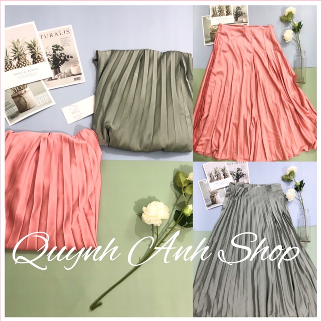 [ORDER-XUẤT TAG CHUẨN-ẢNH THẬT] Chân váy xếp ly full màu Zara xuất xịn | BigBuy360 - bigbuy360.vn